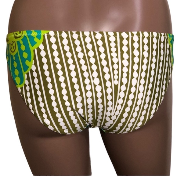 Trina Turk Gold-tone Medallion Side Accent Bikini Swim Bottom - Picture 3 of 3